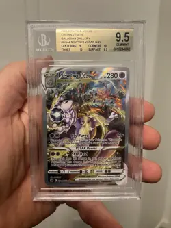 2023 Pokemon BGS 9.5 Mewtwo Vstar GGV Crown Zenith #GG44 - Image 1