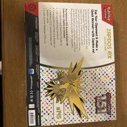 Pokemon TCG Scarlet & Violet 151 Zapdos ex Collection Box - Sealed - Image 2