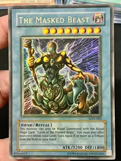 The Masked Beast "Misprint Slightly Faded" Lon-001 Unlimited - Image 1