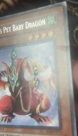 Yugioh: Harpie's Pet Baby Dragon - EOJ-EN013 - Rare - 1st Edition - MP - Image 3