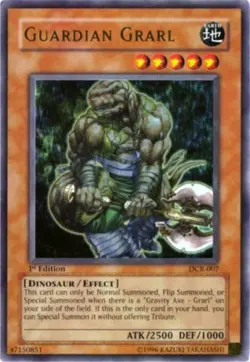 Heavy Play x 1 Guardian Grarl - DCR-007 - Ultra Rare - Unlimited Edition DCR Dar - Image 1