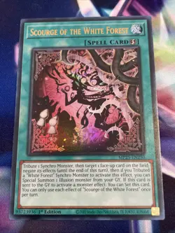 Yu-Gi-Oh! TCG Scourge of the White Forest MP25-EN250 Ultra Rare Yugioh NM/M - Image 1