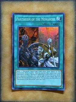 Yugioh Pantheism Of The Monarchs SR01-EN023 Super Rare NM - Image 1