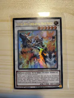 Yu-Gi-Oh Silvera, Wolf Tamer Of The White Forest INFO-EN038 Ultra RARE 1st Ed - Image 2