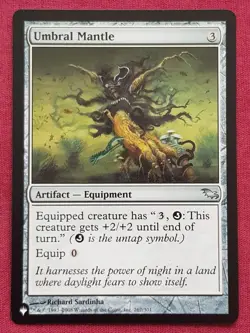 Magic The Gathering MYSTERY BOOSTER MB1 UMBRAL MANTLE artifact card MTG - Image 1