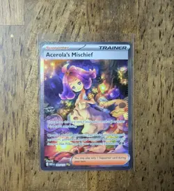Acerola's Mischief Special Illustration Rare Pokemon Mega Evolution Card 183/132 - Image 1