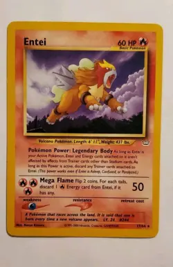Pokemon Card - Entei Neo Revelation 17/64 Rare - Image 1