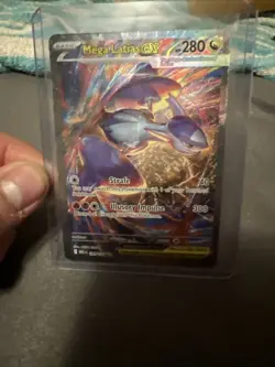 Latias EX Mega Evolution Holo Card 181/132 ME01 SIR, Near Mint Condition - Image 1
