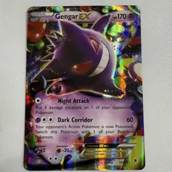 Pokemon Gengar EX 34/119 Phantom Forces Ultra Rare Holo Card NM-M - Image 1