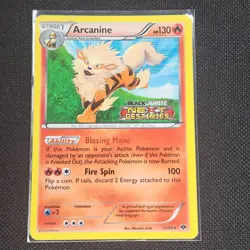 Arcanine - 12/99 - Holo Rare - Prerelease - Next Destinies - Pokemon Card - NM/M - Image 1