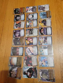 Naruto Shippuden CCG lot, Super Rares, Rares and card tin - Image 4