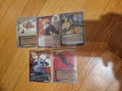Naruto Shippuden CCG lot, Super Rares, Rares and card tin - Image 5