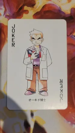 Professor Oak Joker Japanese Pokemon Playing Poker Card Green Venusaur Deck LP - Image 1