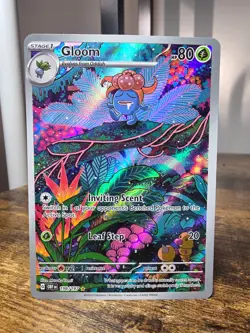 Pokemon TCG #198/197 Gloom Holo SV03: Obsidian Flames NM Card - Image 1