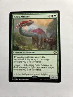 Apex Altisaur - Commander: The Lost Caverns of Ixalan MTG Plus Bonus Card!!! - Image 1
