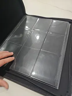 Top Loader Card Binder 9 Pocket Hard Case Collectibles Sports Cards Holder 288 - Image 4