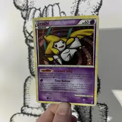 Pokemon Cards TCG - Jirachi 11/95 Call of Legends Holo Rare LP - RARE SWIRL HOLO - Image 1