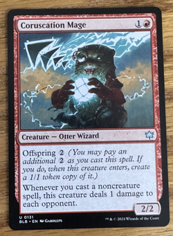MTG Bloomburrow, Coruscation Mage - Image 1
