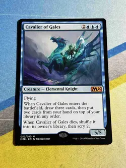 Magic the Gathering MTG M20 CAVALIER OF GALES - Image 1