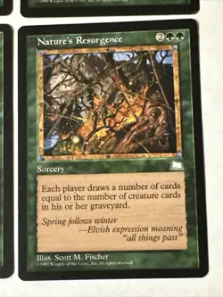 Nature’s Resurgence X4 Weatherlight Ex/NM Condition See Pics Front/back - Image 2