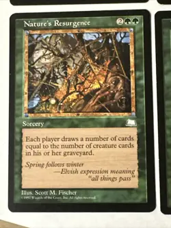 Nature’s Resurgence X4 Weatherlight Ex/NM Condition See Pics Front/back - Image 3