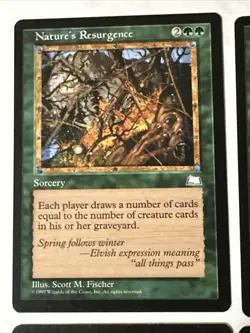 Nature’s Resurgence X4 Weatherlight Ex/NM Condition See Pics Front/back - Image 5