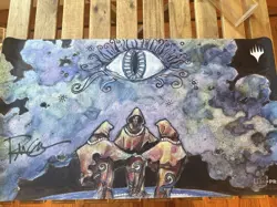 Signed Rebecca Guay Playmat Dark Ritual Magic The Gathering - Image 1
