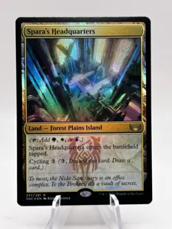 Spara's Headquarters 257/281 Foil Streets of New Capenna SNC MTG NM - Image 1