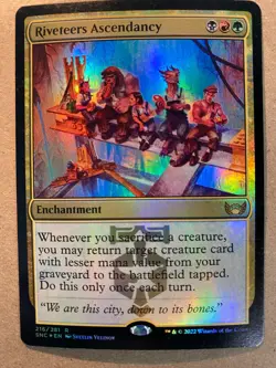 MTG 1x FOIL Riveteers Ascendancy Streets of New Capenna Magic Gathering x1 NM - Image 1