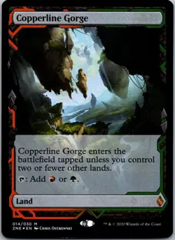 Copperline Gorge Zendikar Rising Expeditions NM Foil - Image 1