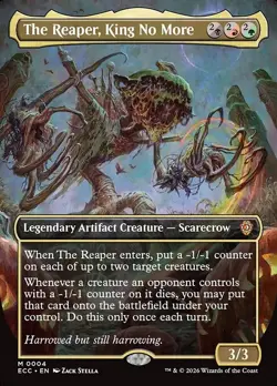 The Reaper, King No More X1 BORDERLESS -NM/M- Commander: Lorwyn Eclipsed - Image 1