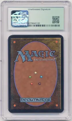 Graded Signed Obsianus Golem CGC 9 Q++ Alpha Artist Jesper Myrfors Dated 93 MTG! - Image 2