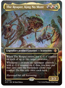The Reaper, King No More - Borderless Commander: Lorwyn Eclipsed MTG - Image 1