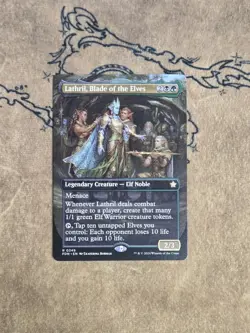 Lathril, Blade of the Elves (Borderless) 0349 Foundations Non-Foil NM - Image 1