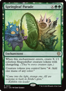 Springleaf Parade Commander: Lorwyn Eclipsed Regular - Image 1