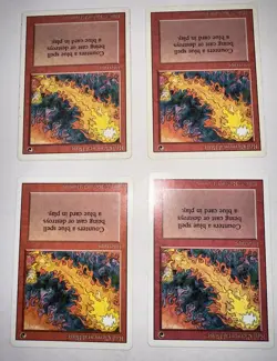 MTG * X4 Red Elemental Blast X4 LP Revised 3rd Edition Playset Regular SellbyCyn - Image 5