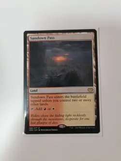 Sundown Pass MTG Non Foil Regular Art VOW NM Near Mint Fast Shipping From Canada - Image 1