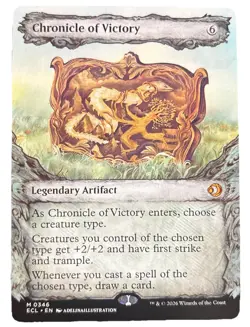 CHRONICLE OF VICTORY (SHOWCASE) Lorwyn Eclipsed Magic MTG MINT - Image 1