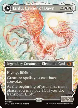 MTG Lorwyn Eclipsed Eirdu, Carrier of Dawn 0286 Borderless NM - Image 1