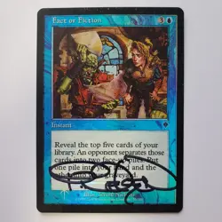 SIGNED FACT OR FICTION FOIL INVASION TERESE NIELSEN MP MTG - Image 1