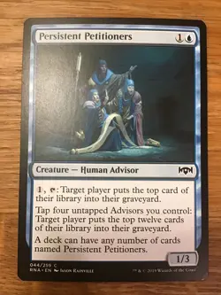 Persistent Petitioners NM MTG Ravnica Allegiance [RNA] Blue Mill Advisor Regular - Image 2