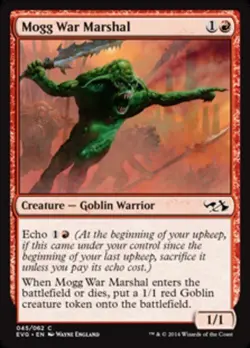 1 x Mogg War Marshal - Duel Decks: Anthology - NM-Mint - MTG - Image 1