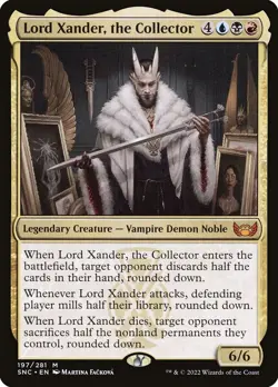 Lord Xander the Collector NM Legendary MYTHIC MTG Streets of New Capenna Regular - Image 1