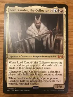 Lord Xander the Collector NM Legendary MYTHIC MTG Streets of New Capenna Regular - Image 2