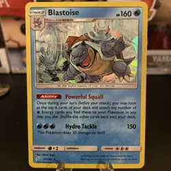 Blastoise 25/181 Team Up Exclusive Cracked Ice Holo Pokemon Card - Image 1
