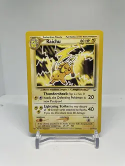 Raichu - 21/64 - Neo Revelation [Non-Holo] - MP - Pokemon - Read Desc. - Image 1