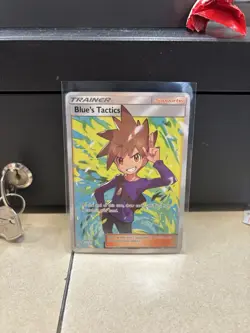 Pokemon Blue's Tactics Holo Full Art Ultra Rare Card 231/236 Unified Minds NM/M - Image 1