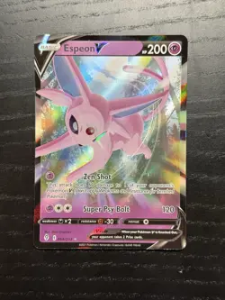 Espeon V - 064/203 - Pokemon Evolving Skies Sword & Shield Ultra Rare Card NM - Image 1