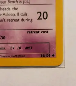 Dark Haunter 36/105 Non Holo Uncommon Neo Destiny Pokemon Card - Image 3