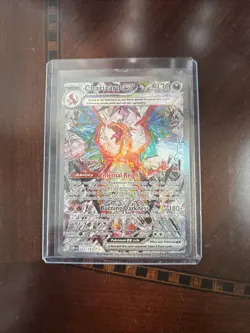 Pokemon TCG Charizard EX Sir Obsidian Flames 223/197 Full Art Secret Rare Card - Image 1